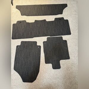 Honda Odyssey Carpet Floor Mats OEM 2018-2026 Gray, Full Set, 83600THR
